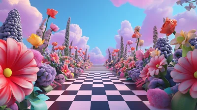 Colorful Wonderland Landscape