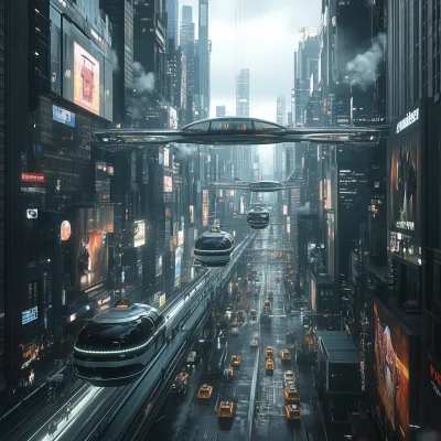 Futuristic New York City 3050