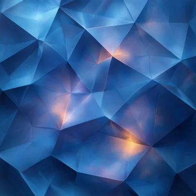 Abstract Blue Crystal Background