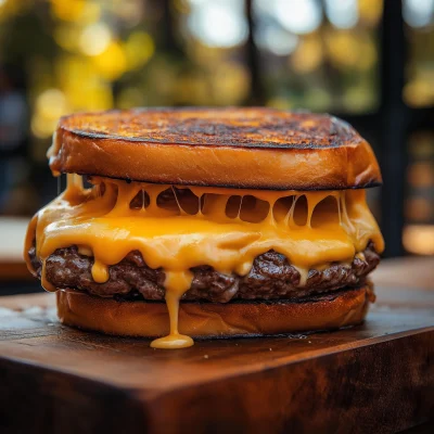 Gourmet Grilled Cheese and Burger