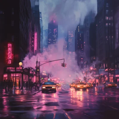 Neon Nights in New York