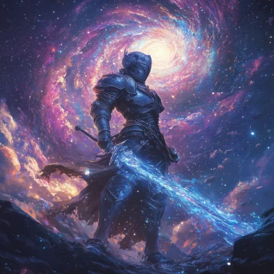 Crystalline Knight in the Galactic Night