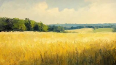 Wheat Fields Impression