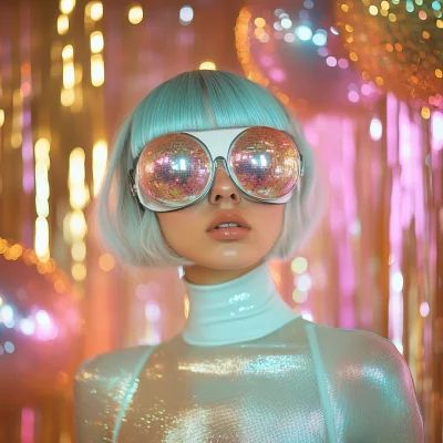 Futuristic Disco Kawaii Shoot