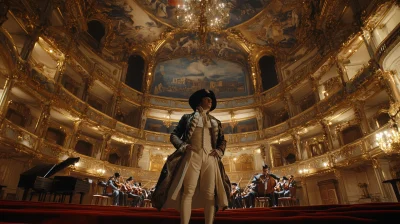 Time Traveler in Baroque Opera House