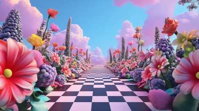 Colorful Wonderland Landscape