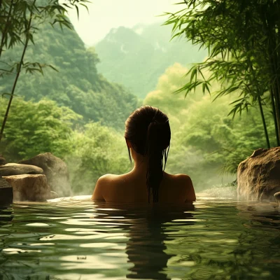 Serene Hot Spring Retreat