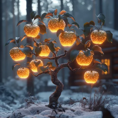 Glowing Apple Tree