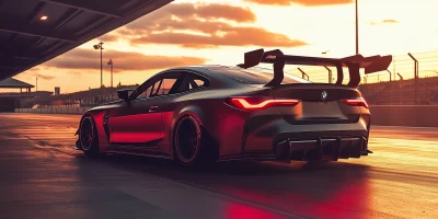 Futuristic BMW M4 GT