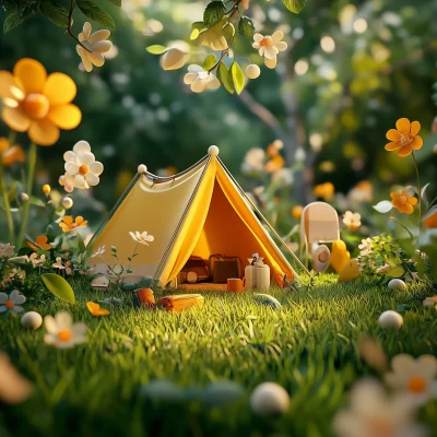 Camping in a Fantasy World