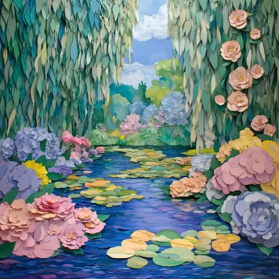 Paper Craft Monet