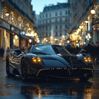 Pagani Huayra BC Roadster in Paris