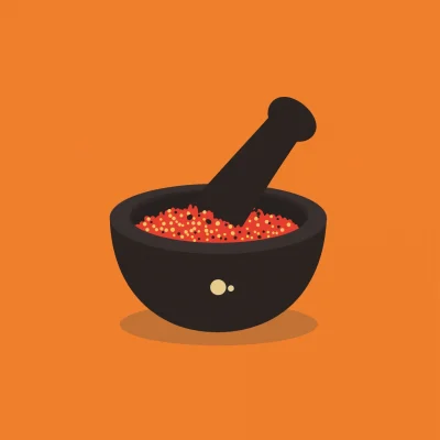 Minimalist Spice Papi Logo