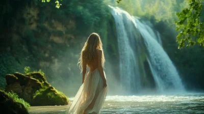 Enchanting Waterfall Grace