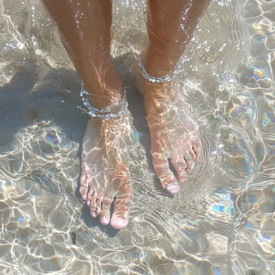 Anklets in the Water