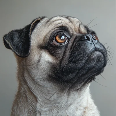 Pug Side View