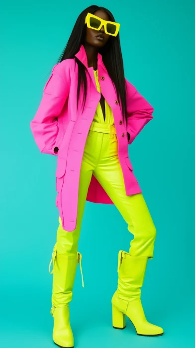 Neon Fashion Statement