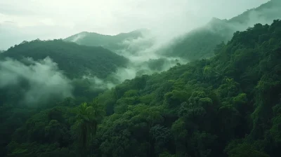 Cinematic Green Mountains of Colombia