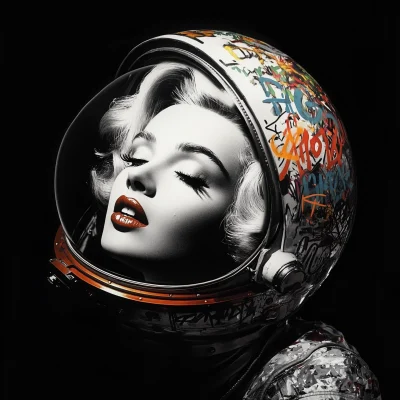 Astronaut Marilyn Dreaming