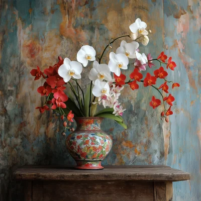 Vibrant Orchid Still Life