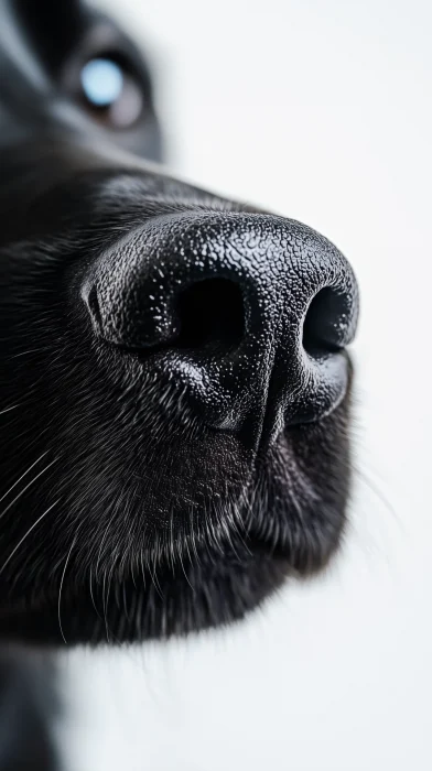 Close Up of a Dog’s Nose