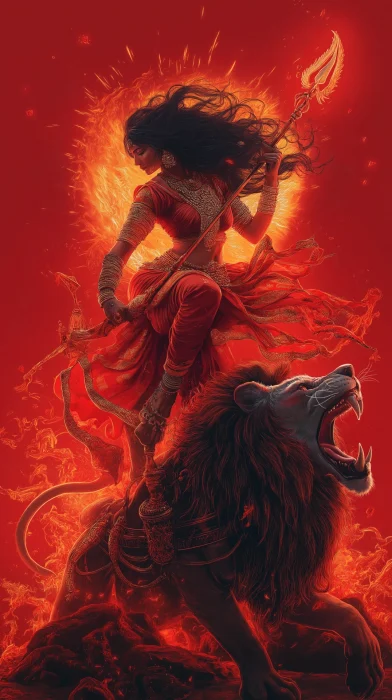 Goddess Durga Artwork