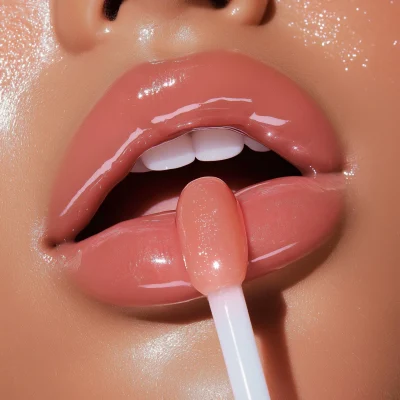 Glossy Lip Model