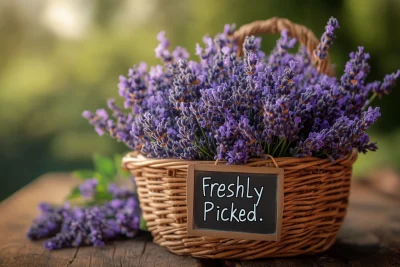 Lavender Basket