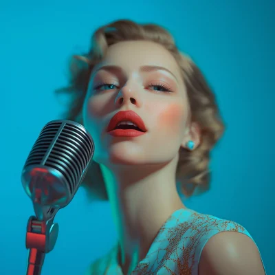 Jazz Singer Closeup