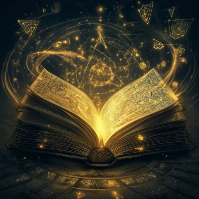 Glowing Spellbook