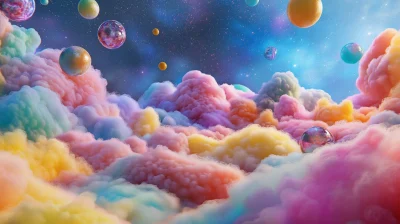 Psychedelic Foam Chaos