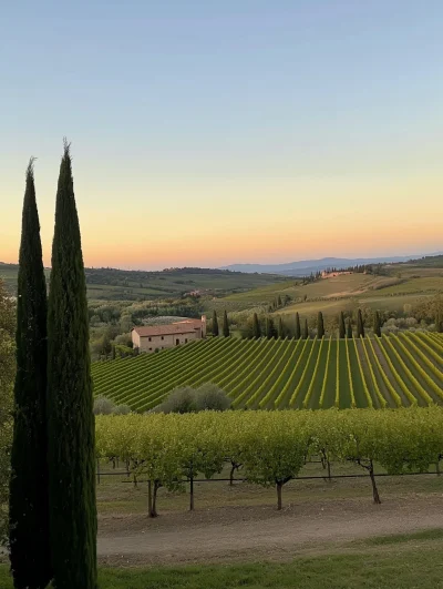 Tuscany Hills at Golden Hour