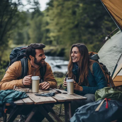 Relaxing Camping Moments