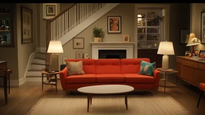 Cozy Sitcom Living Room