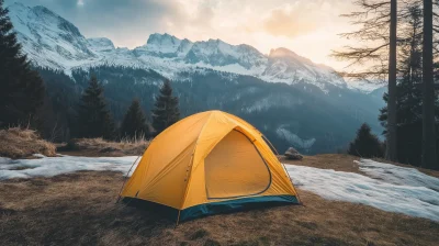 Camping in the Snow