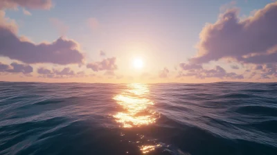 Sunrise Over the Sea