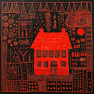 Red House Illustration