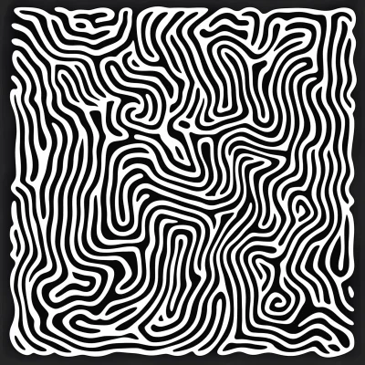 Squiggly Asterisk Design