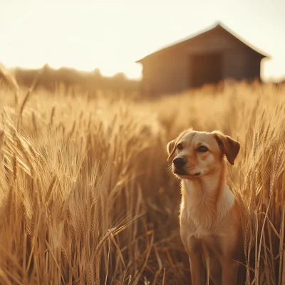 Cozy Cabin with Dog