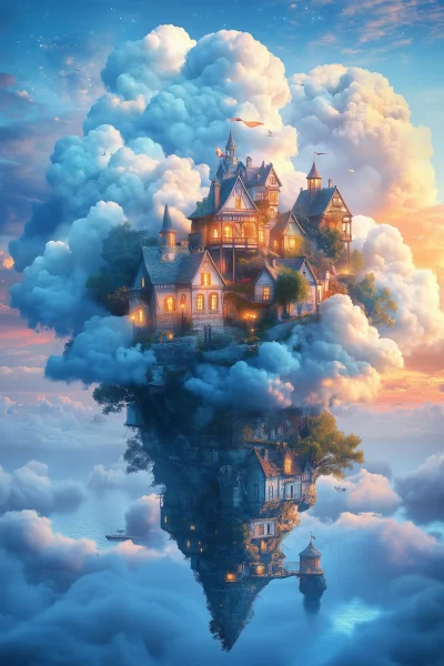 Cloud Village in the Sky