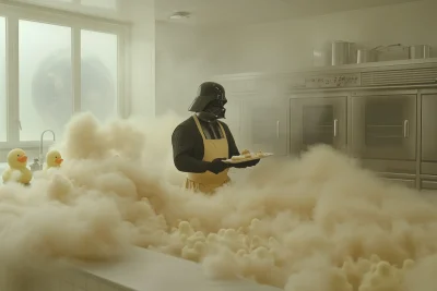 Darth Vader in the Kitchen