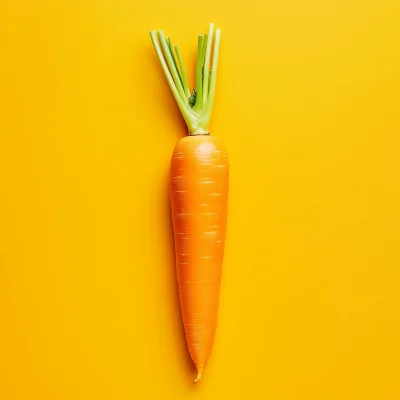 Minimalist Carrot Photography