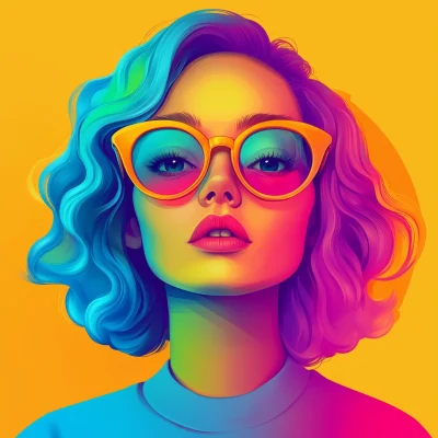 Colorful Social Media Avatar