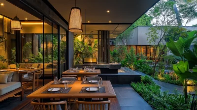 Modern Outdoor Dining Area