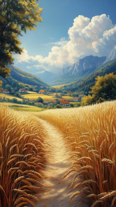 Golden Wheat Path