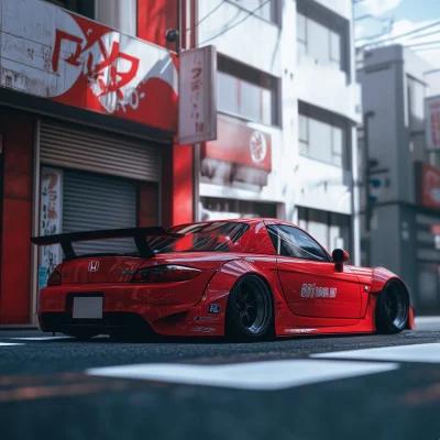 Ruby Red Honda S2000