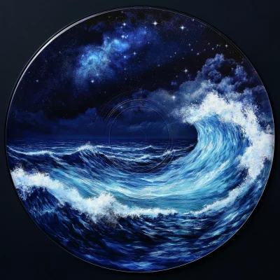 Night Ocean Waves