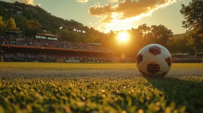 Soccer Game Action