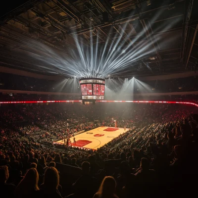 Spotlights Illuminate Scotia Bank Arena