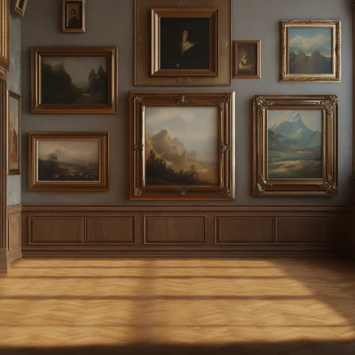 Famous Paintings Wall